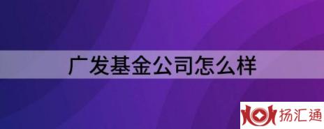 广发基金公司怎么样（广发基金以1826.20%的收益率位居第2）-1