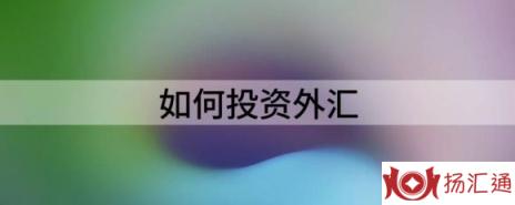 如何投资外汇（解读外汇的投资方法有哪些）-1