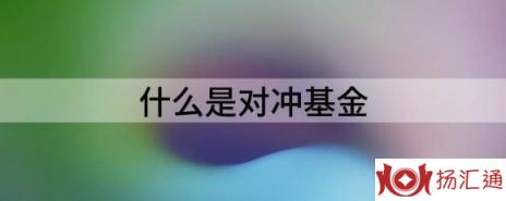 什么是对冲基金-1